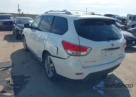 2015 Nissan Pathfinder Platinum from USA, damaged, VIN 5N1AR2MN6FC702855